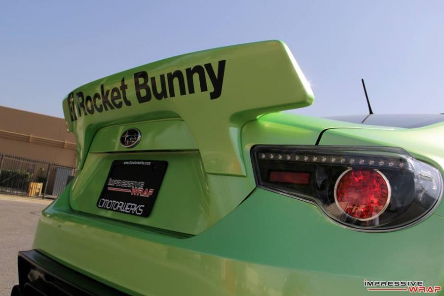  Subaru BRZ RocketBunny by Impressive Wrap 2014 года  (фото 15 из 16)